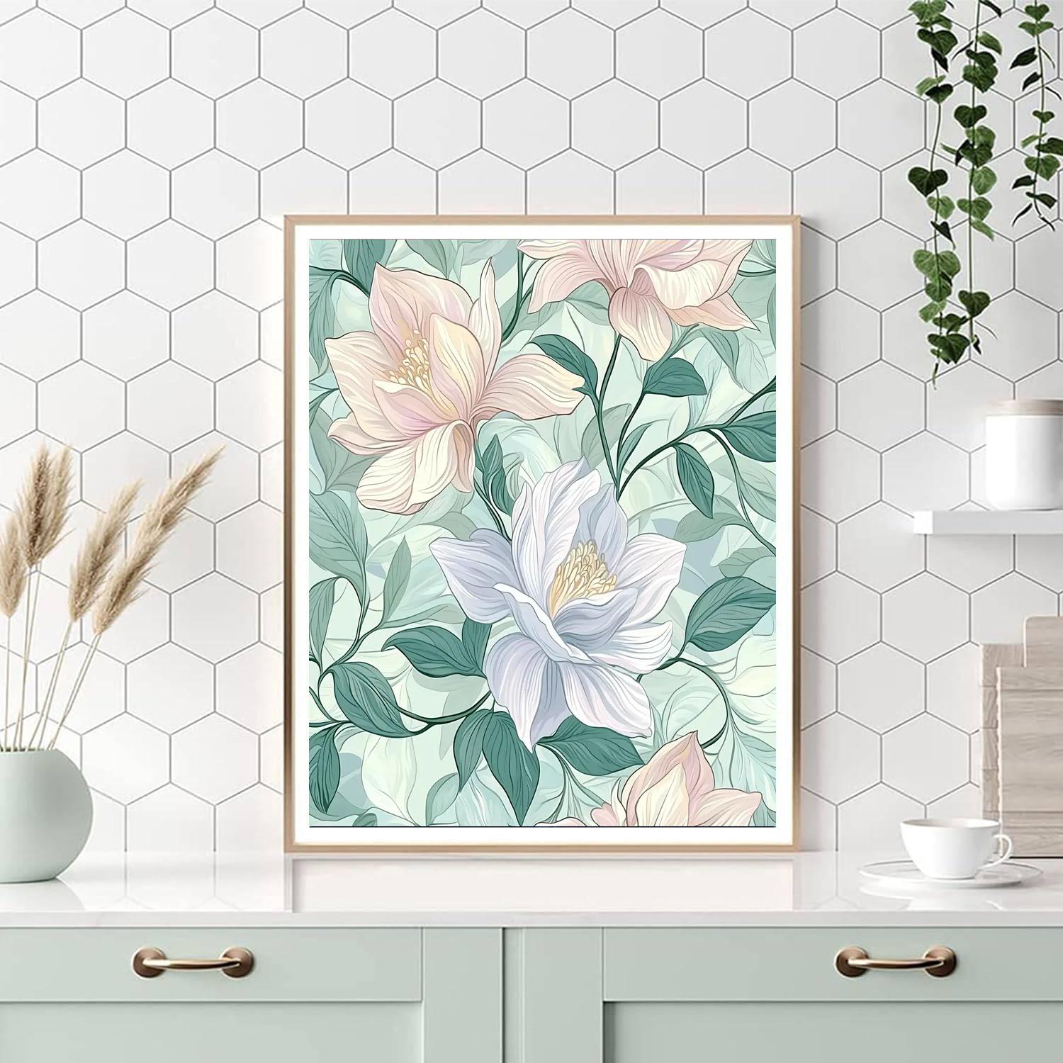 Alphonse Mucha Inspired Petal Dreams  Painting Number Kit