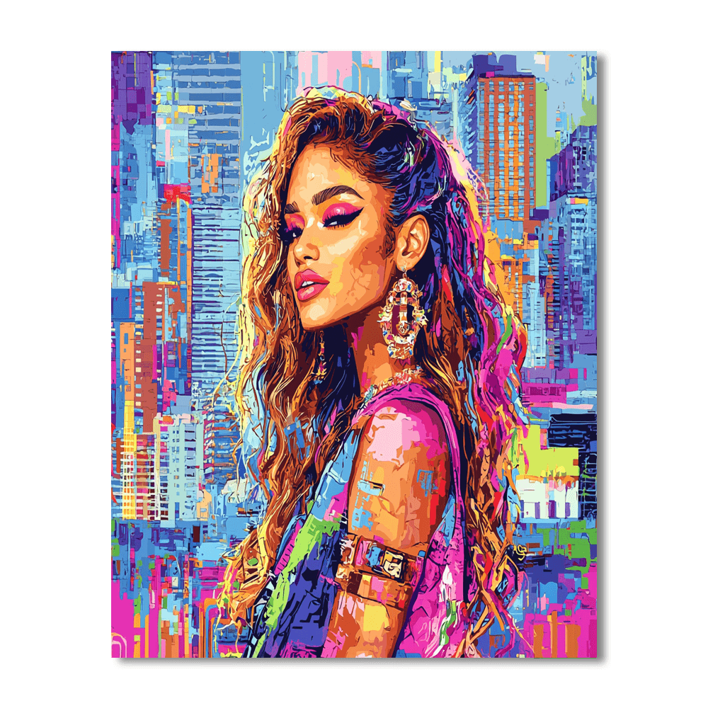Zendaya: A New Dawn Of Talent And Grace Paint By Number