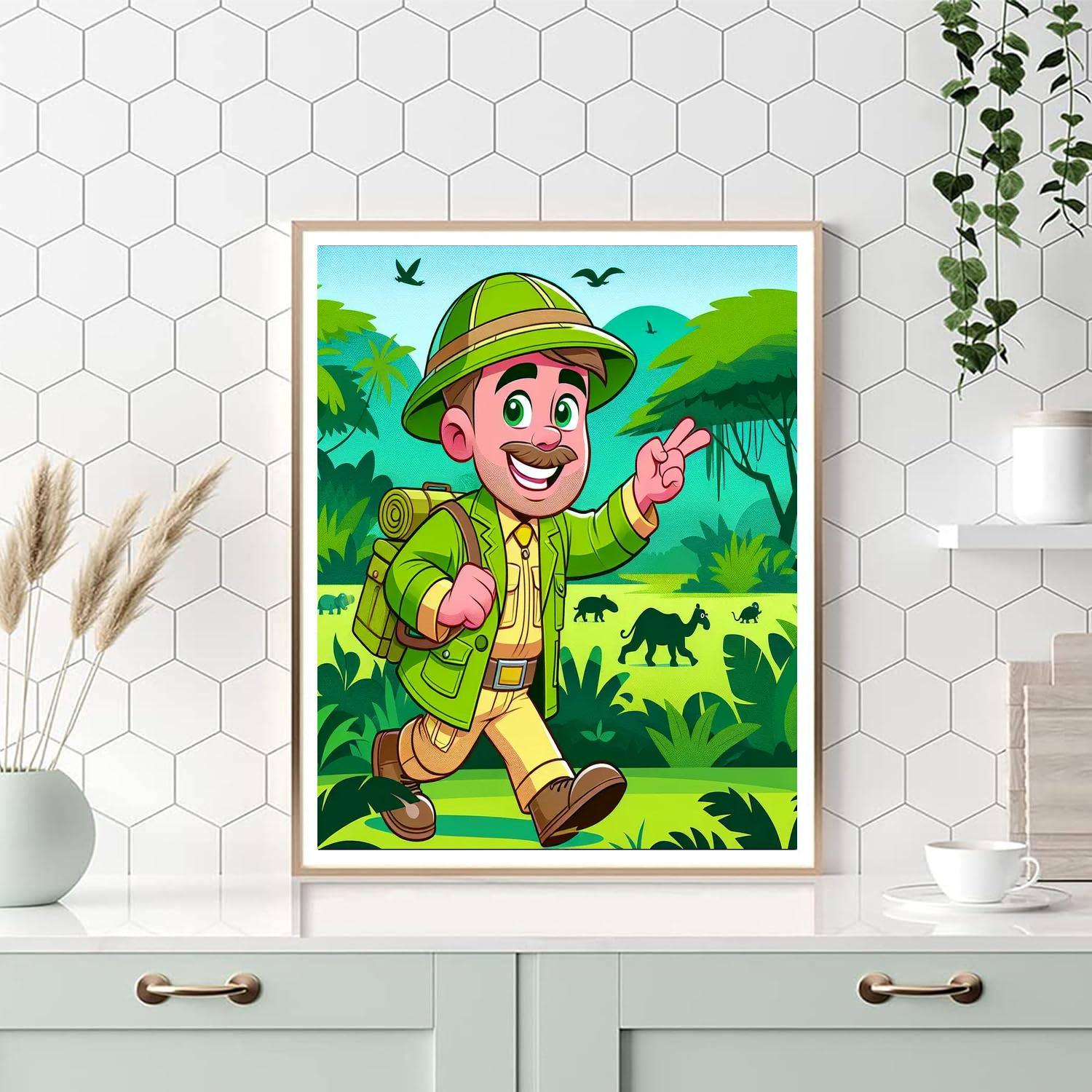 Jolly Jungle Explorer DIY Paint By Numbers