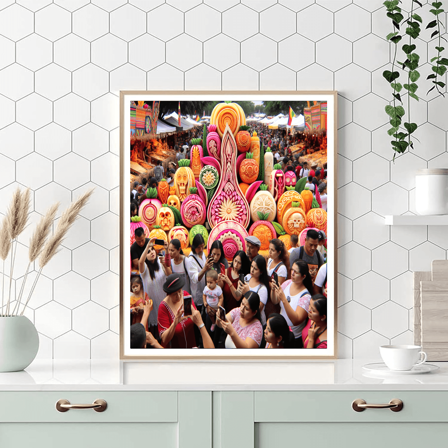 Noche De Rábanos Painting Number Kit