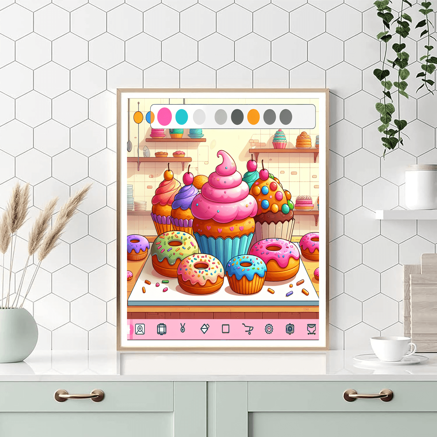 Super Sweet Bakery Bonanza Number Painting