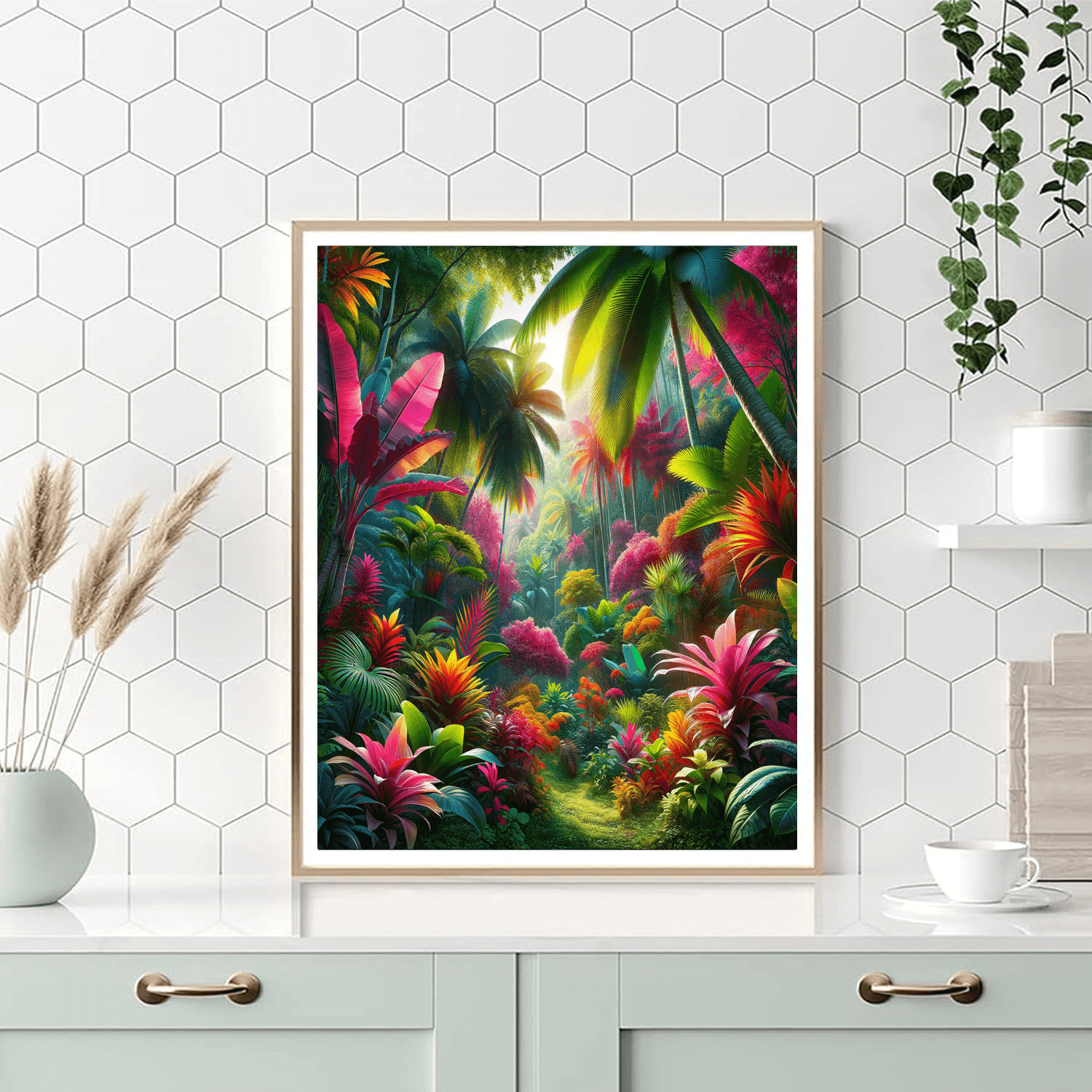 Dreamy Tropical Retreat Painting By Numbers Kit
