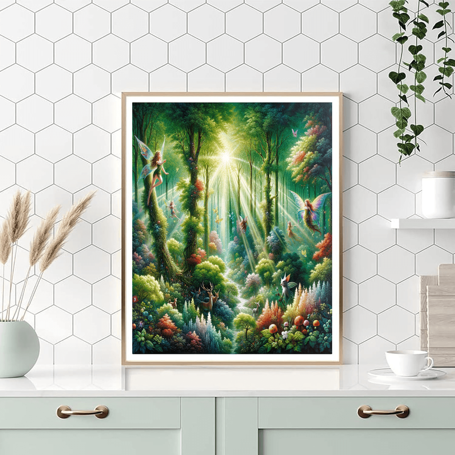 Forest Fairytale Painting Number Kit