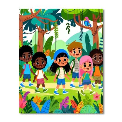 Jungle Explorer's Quest Paint By Numbers Kits