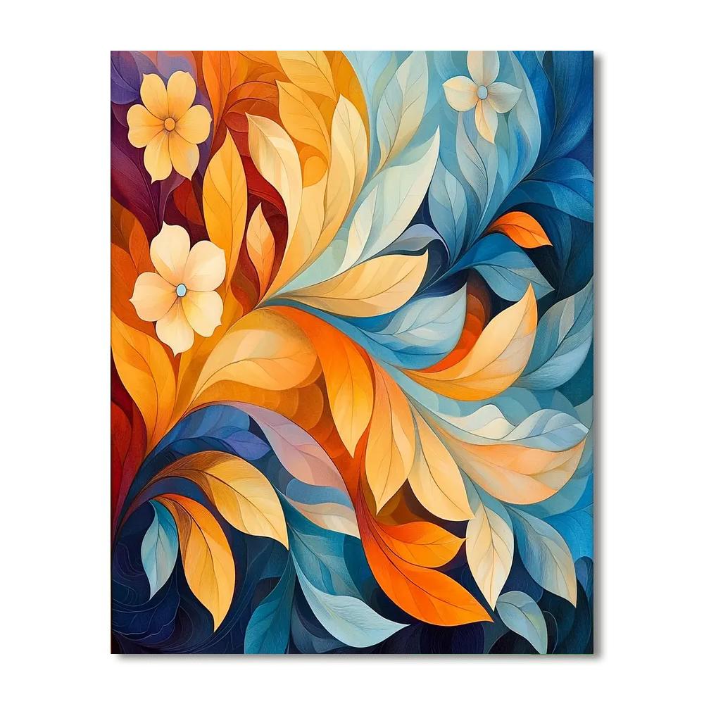 Leonardo Da Vinci Inspired Flow Of Time  DIY Paint By Numbers