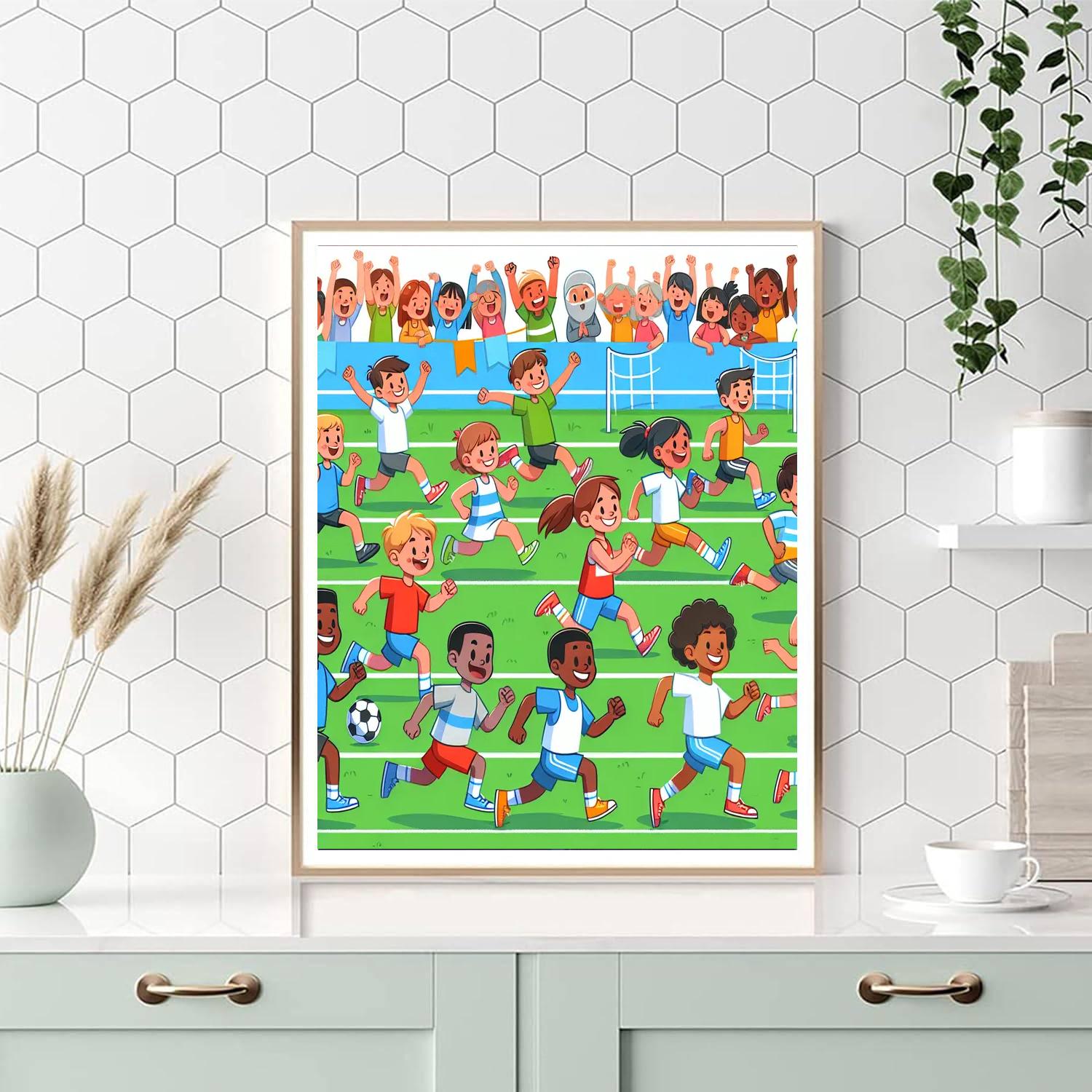 Epic Sports Day Painting Number Kit