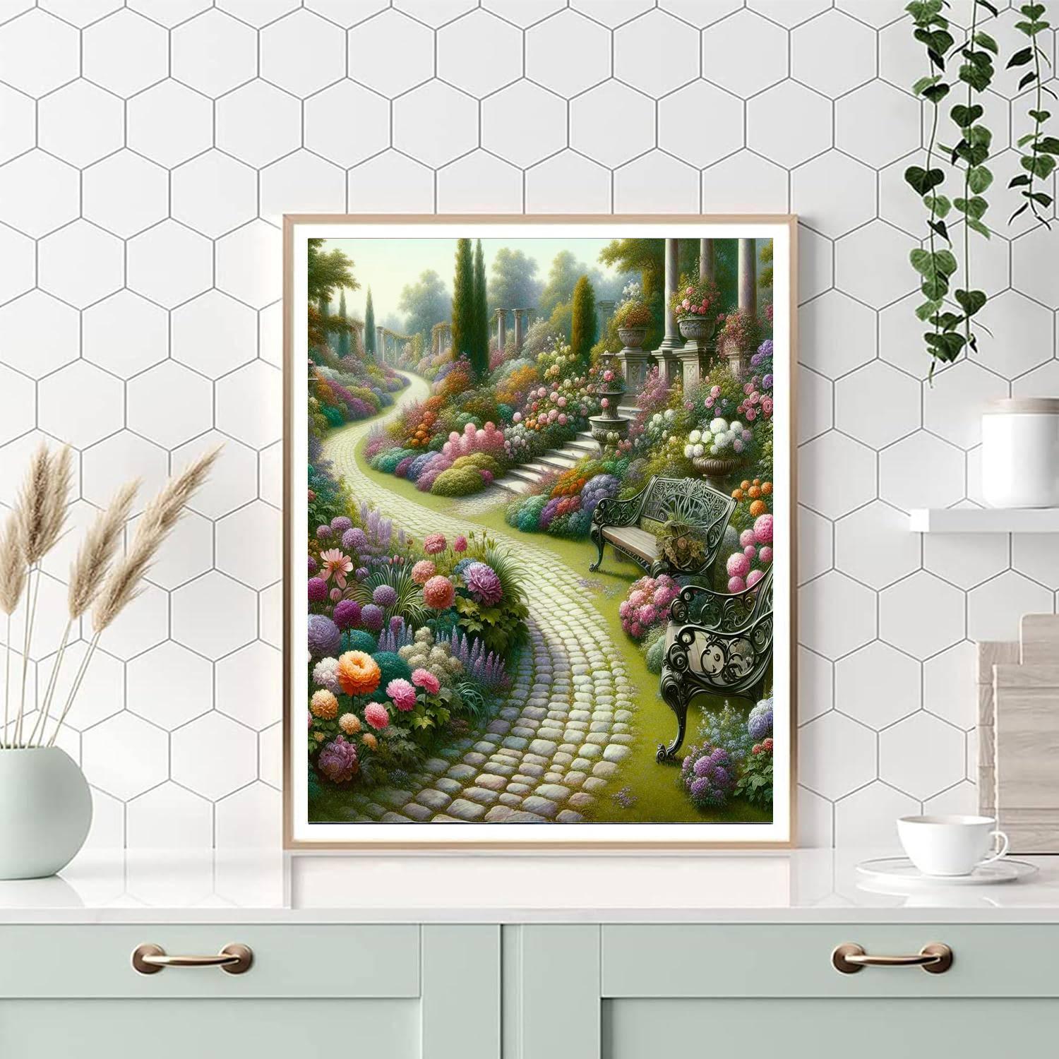 Victorian Garden Whispers Paint By Numbers Kits