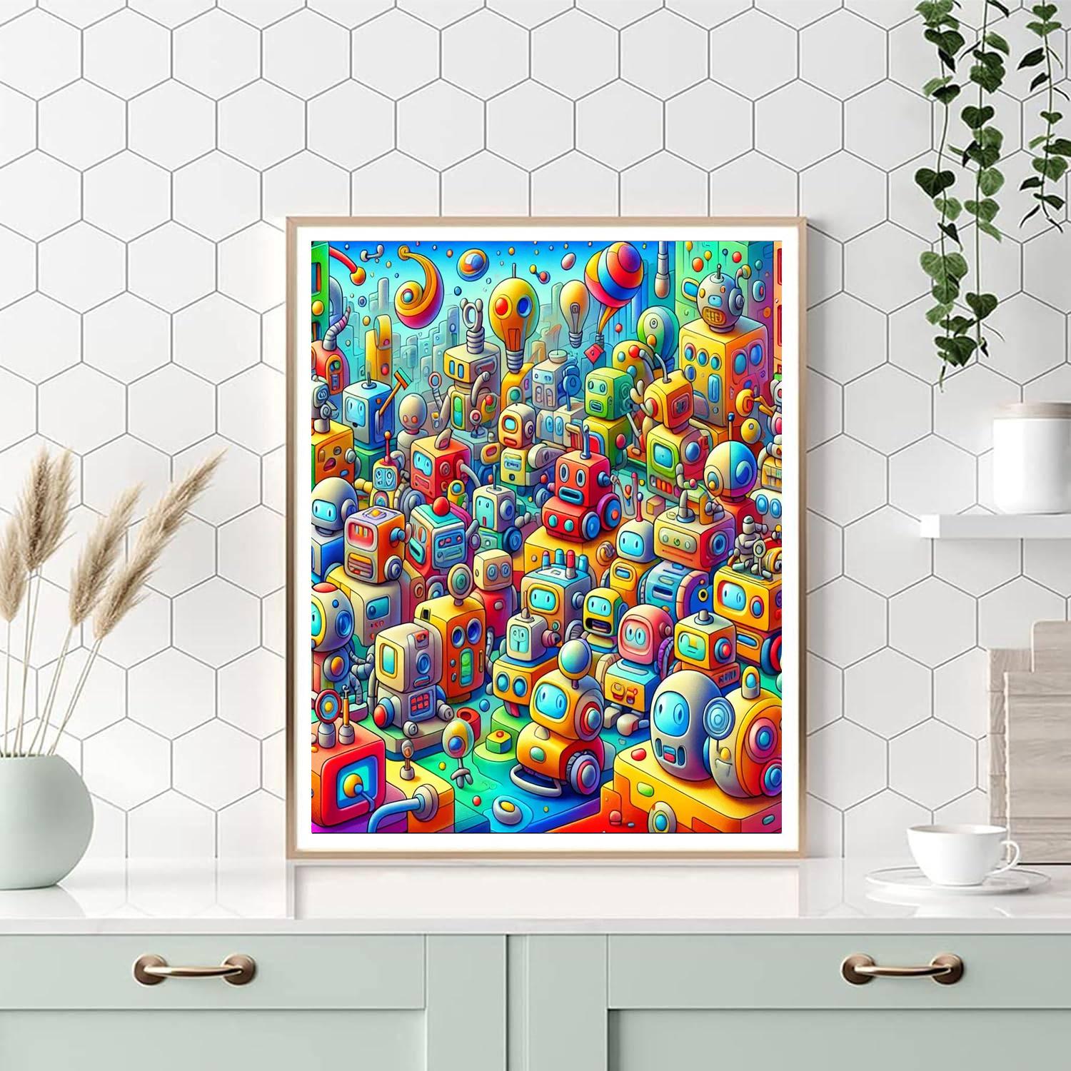 Fantastic Robot World Paint By Numbers