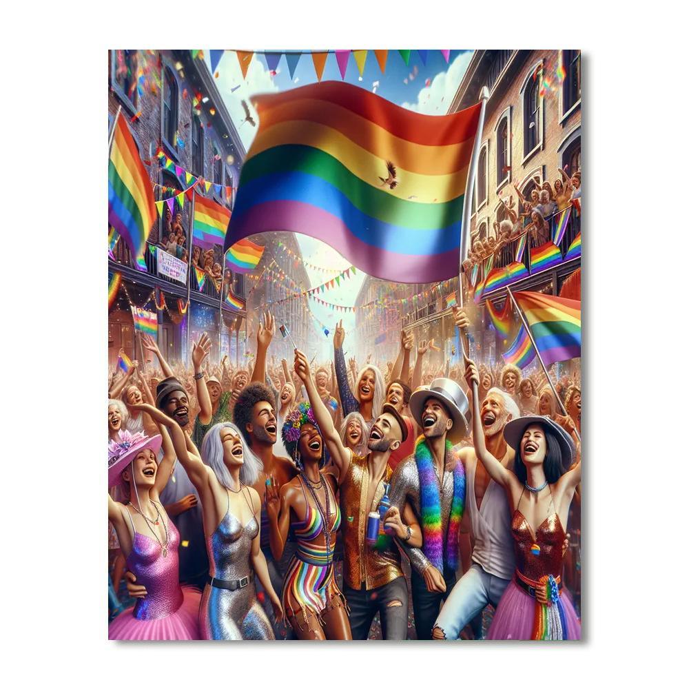 Pride Festival Painting By Numbers Kit