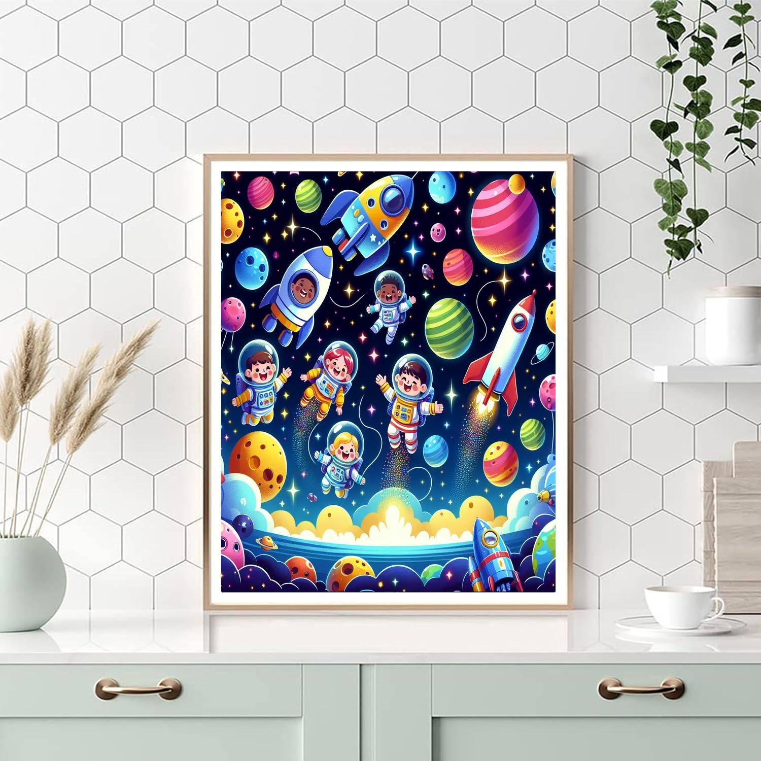 The Great Space Odyssey Painting By Numbers Kit