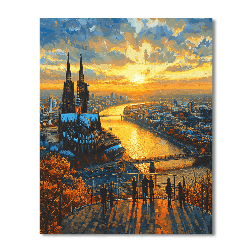 Köln Triangle Paint By Numbers Kits