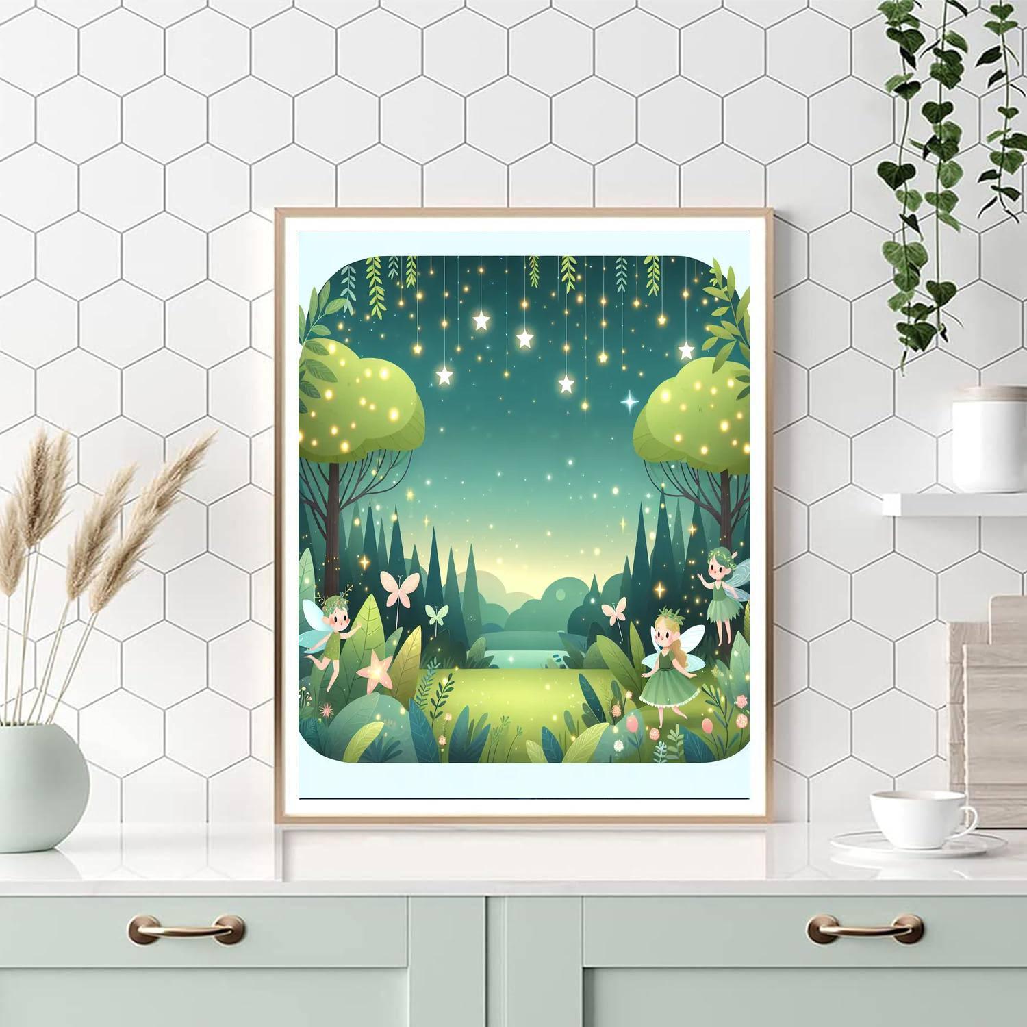 Mystical Forest Of Fairies Paint By Numbers Kits