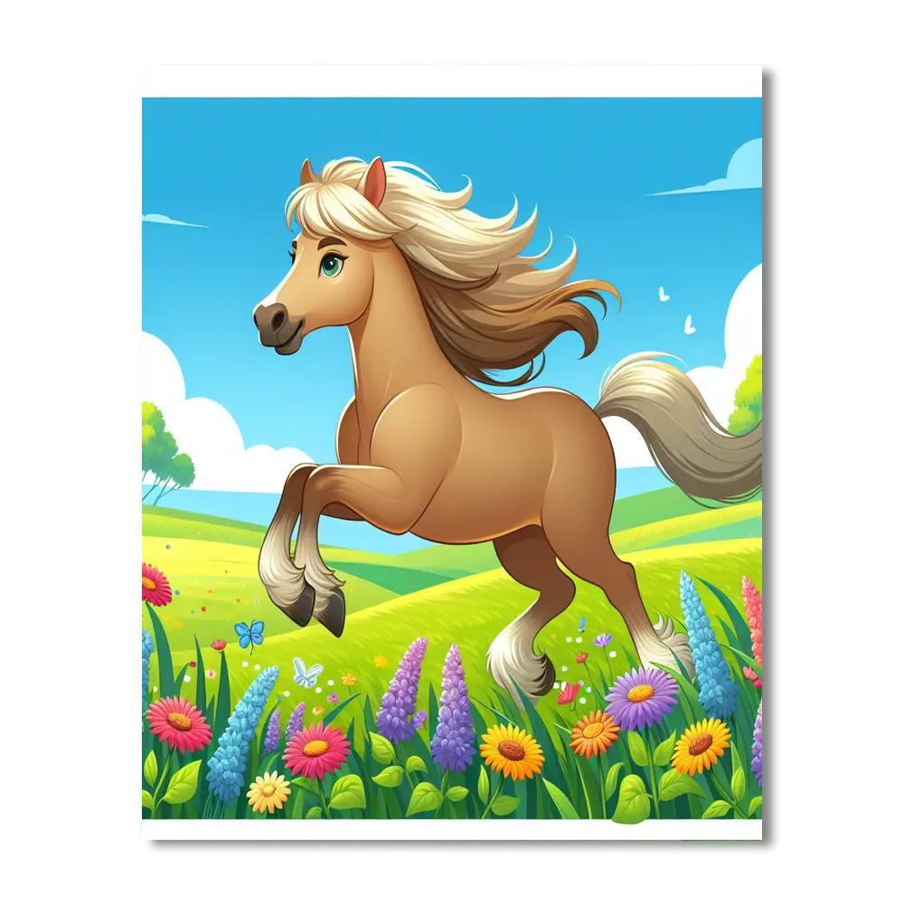 Adventure Horse Paint By Color