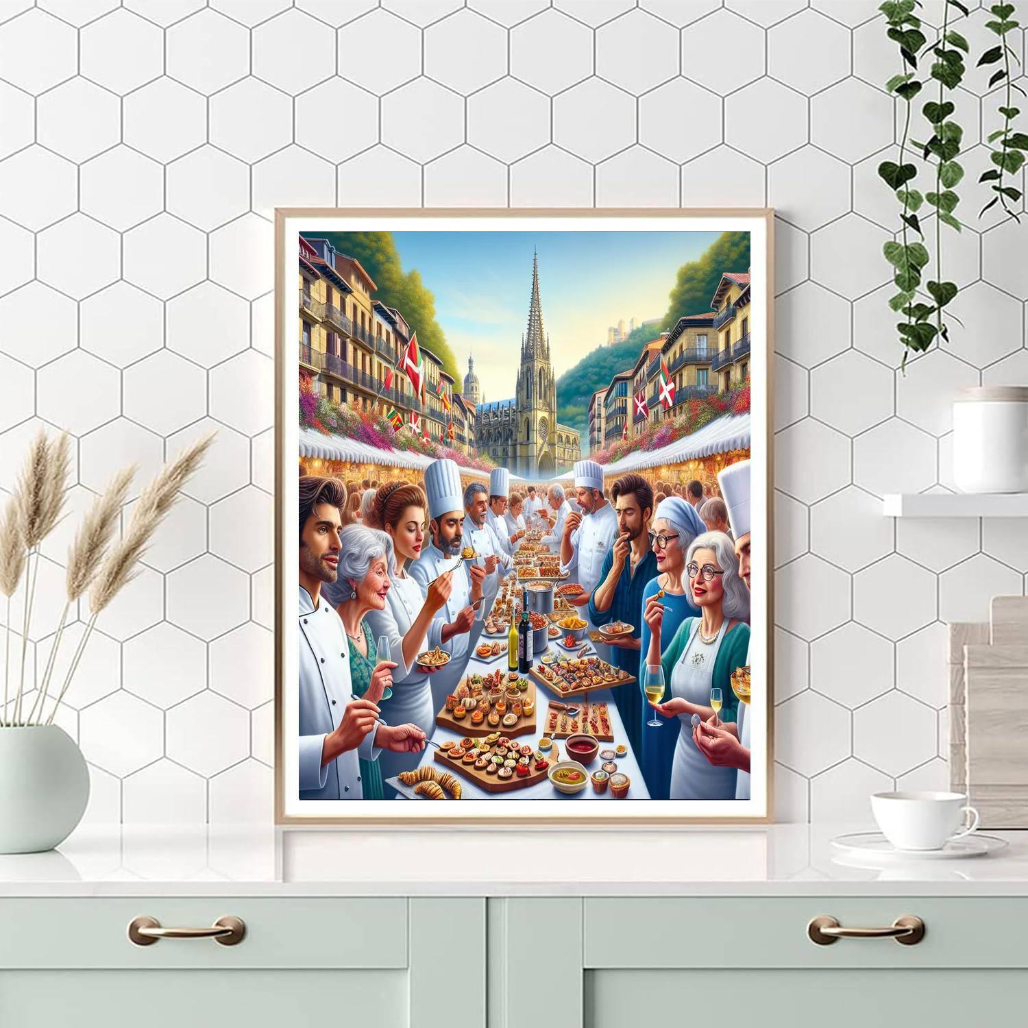 Gastronomy Festival Of San Sebastián Number Painting