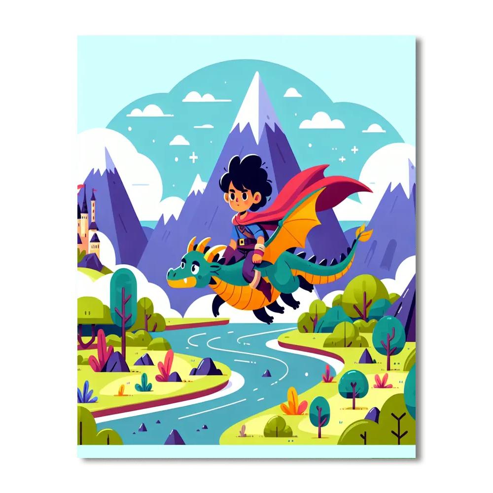 Fantasy Adventure Journey Paint By Numbers Art