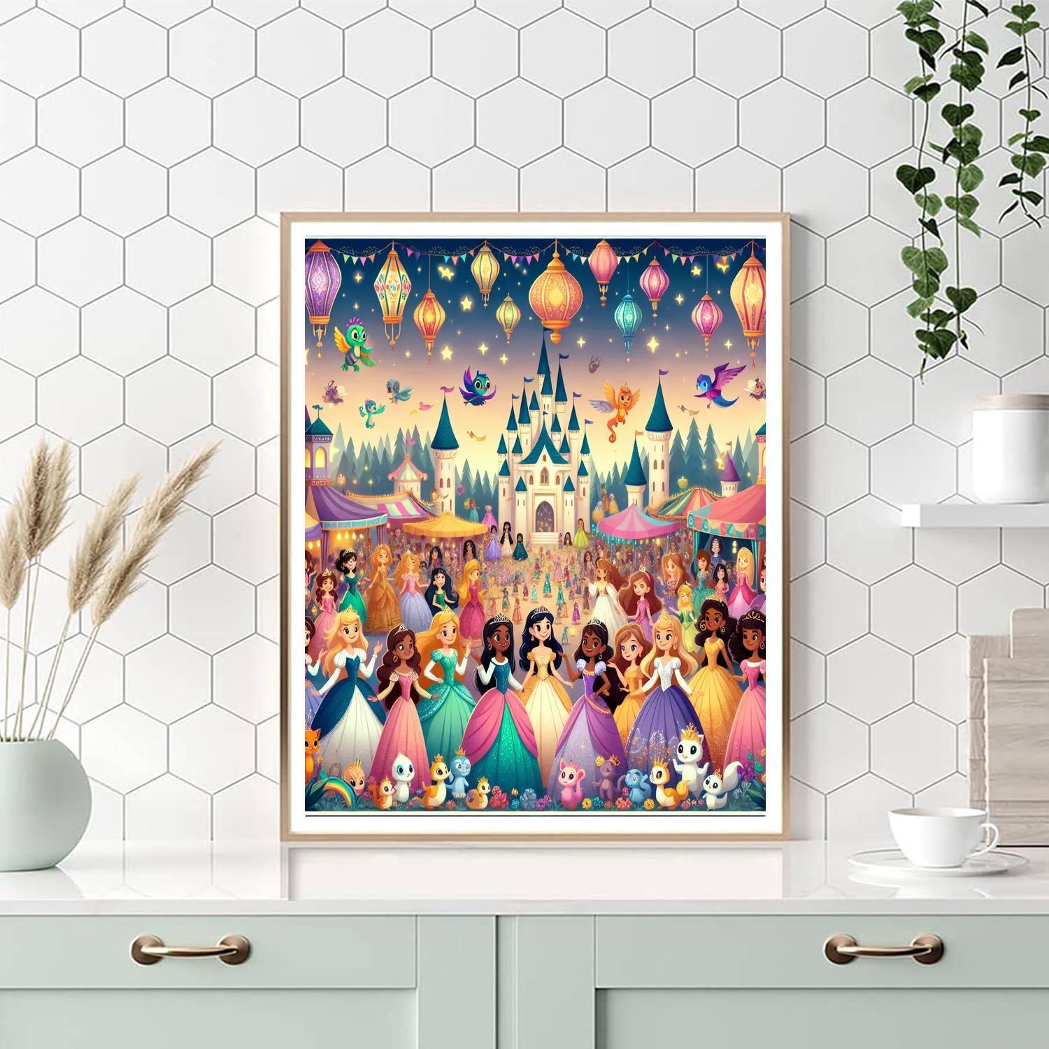 Magic Kingdom's Enchanted Festival Paint By Numbers Kits