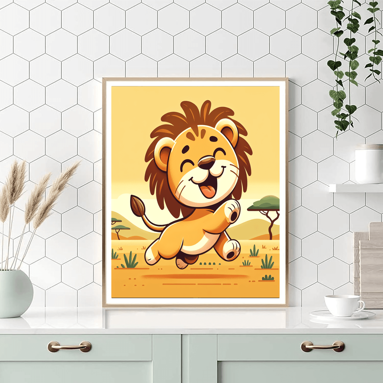Safari Adventure Journey Paint By Numbers Art