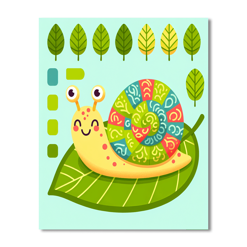 Sweet Snail Paint By Color