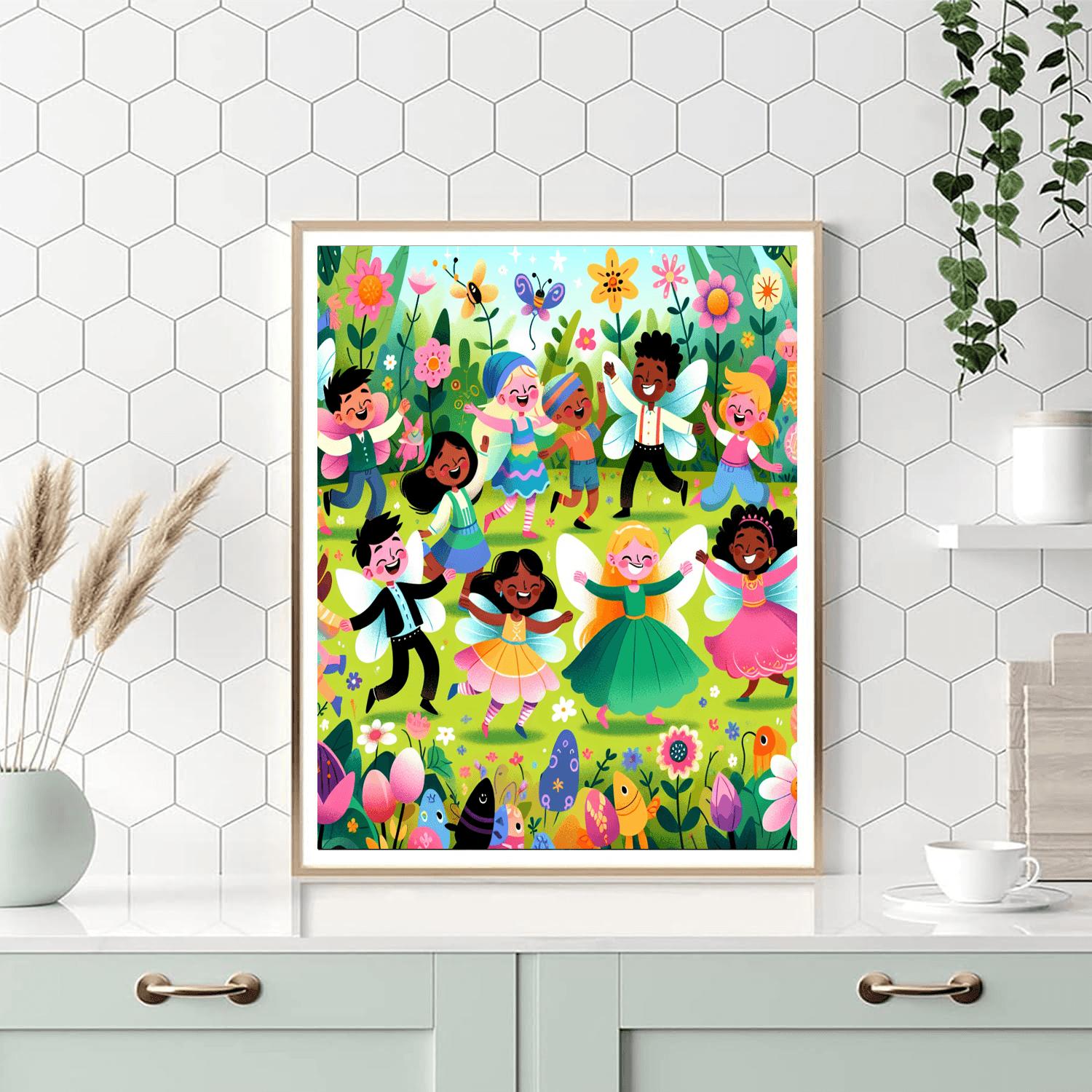 Fairy Garden Celebration Paint By Color