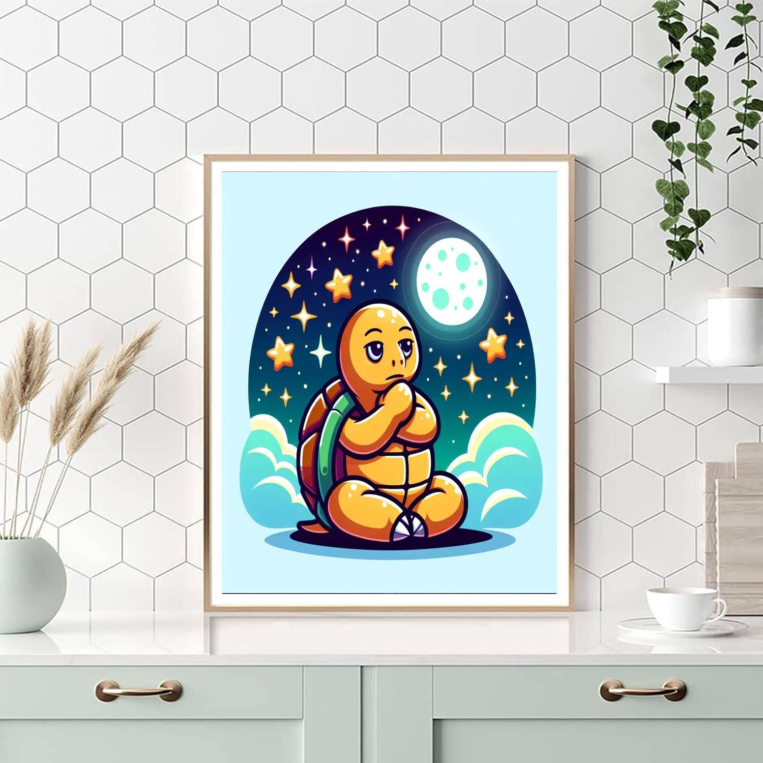 Wise Tortoise Paint By Numbers Art
