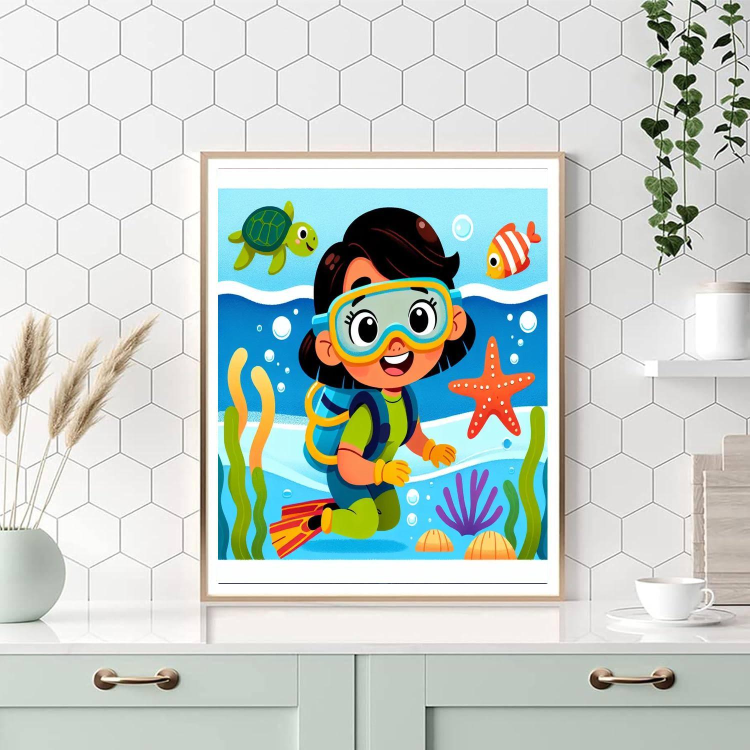 Ocean Explorers Club DIY Paint By Numbers