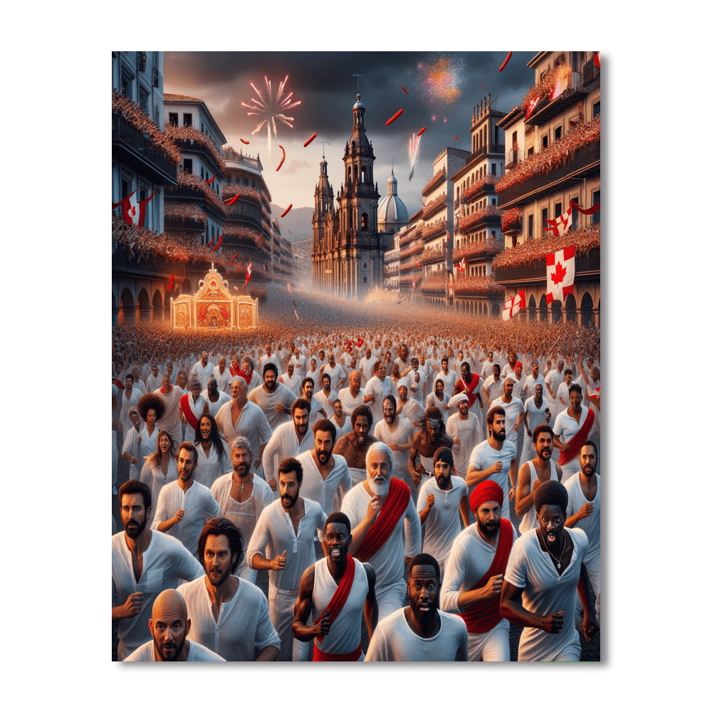 San Fermin Festival Paint By Number