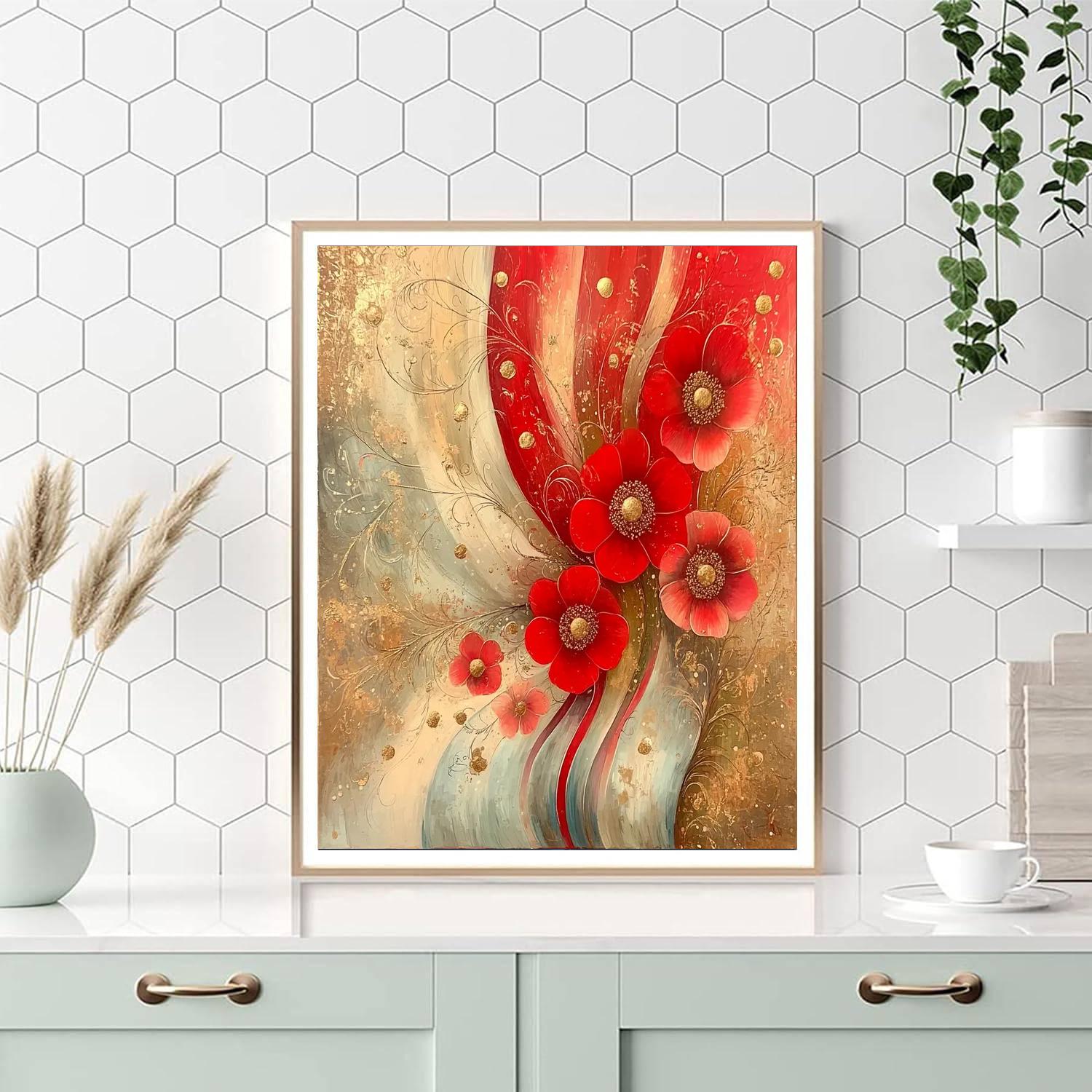 Gustav Klimt Inspired Reflections Of Emotion  Paint By Numbers Kits