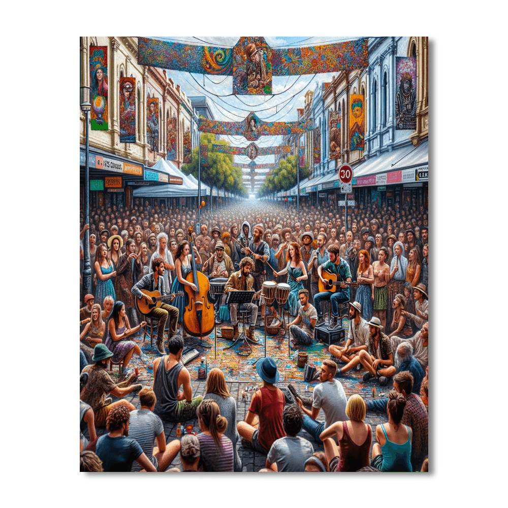 Fringe Festival - Australia Number Painting