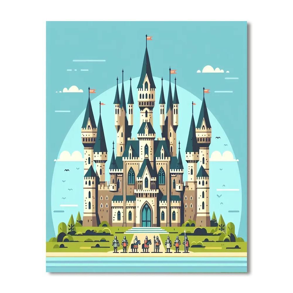 Ancient Castle Mysteries Painting By Numbers Kit