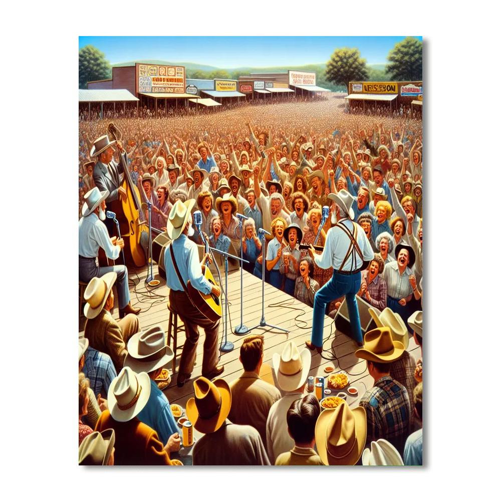 Bayou Country Superfest - Usa Number Painting