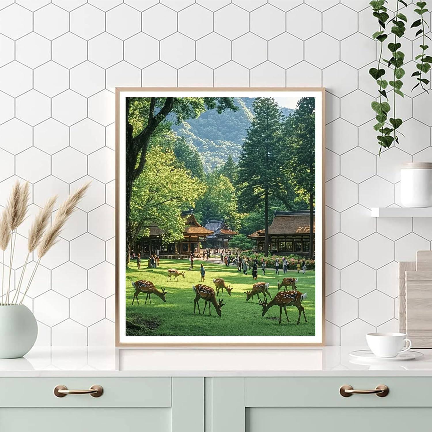 Nara Park - Japan Paint By Number