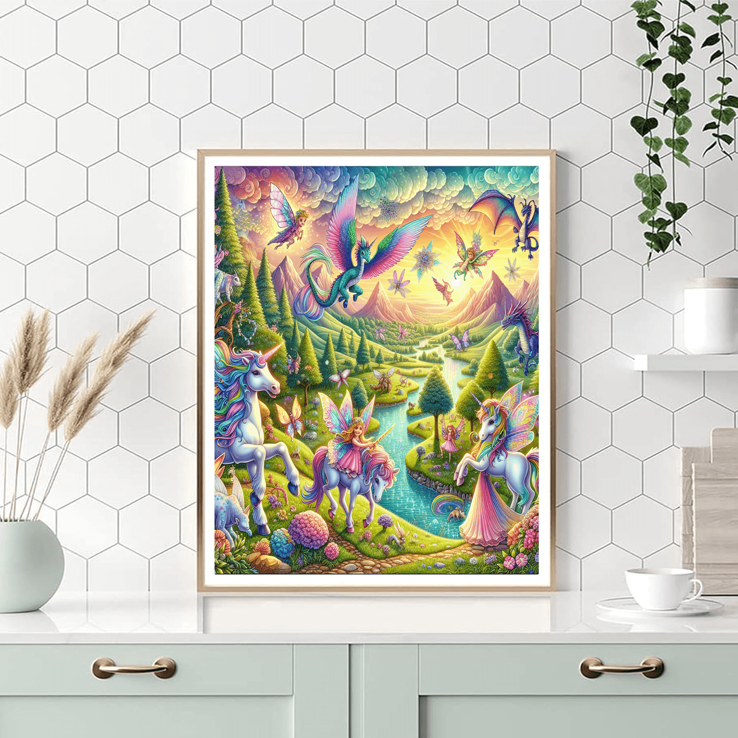 Whimsical Fairy Tale Adventure Painting Number Kit
