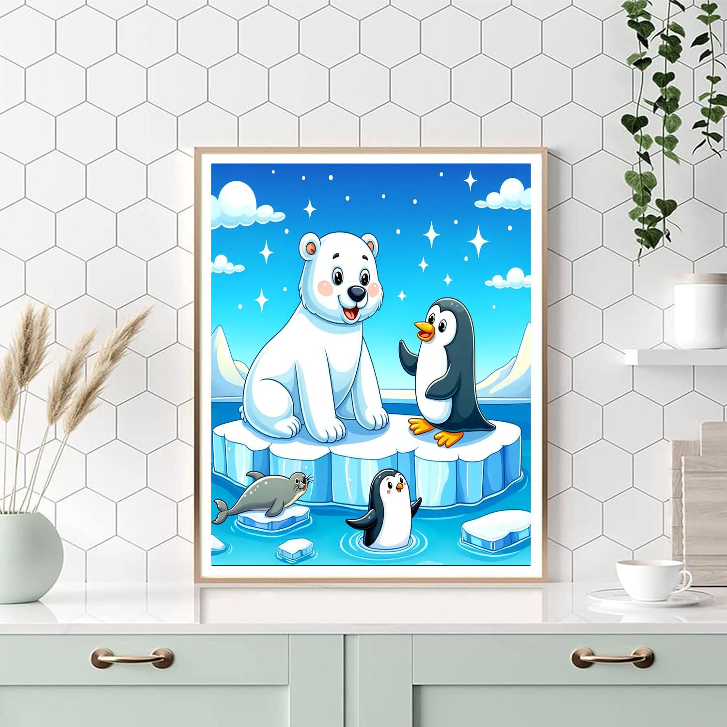 Arctic Animals Journey Paint By Numbers