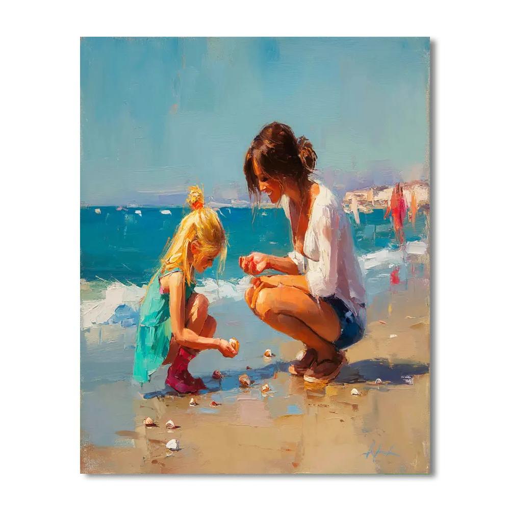 Seashells And Stories Painting Number Kit