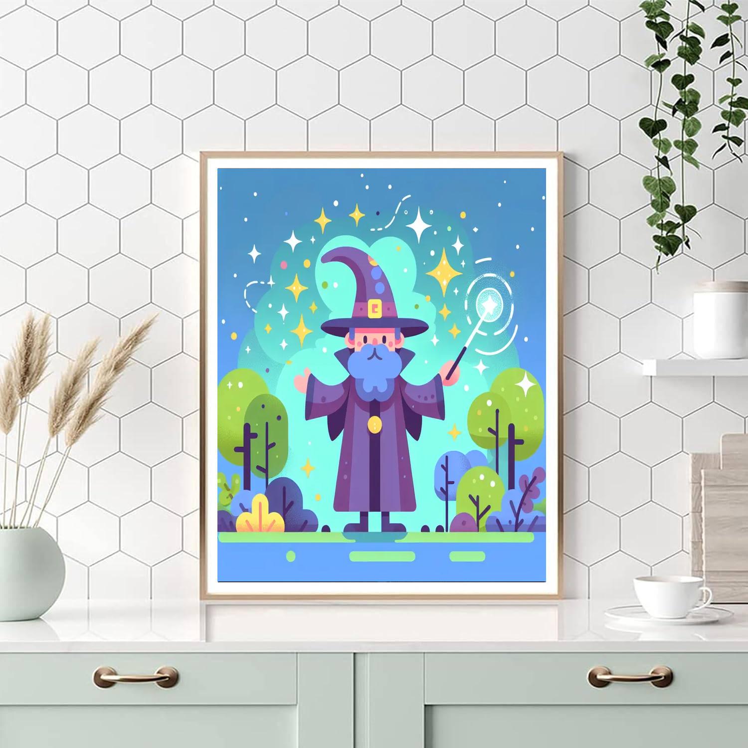 Mystical World Adventure Painting Number Kit