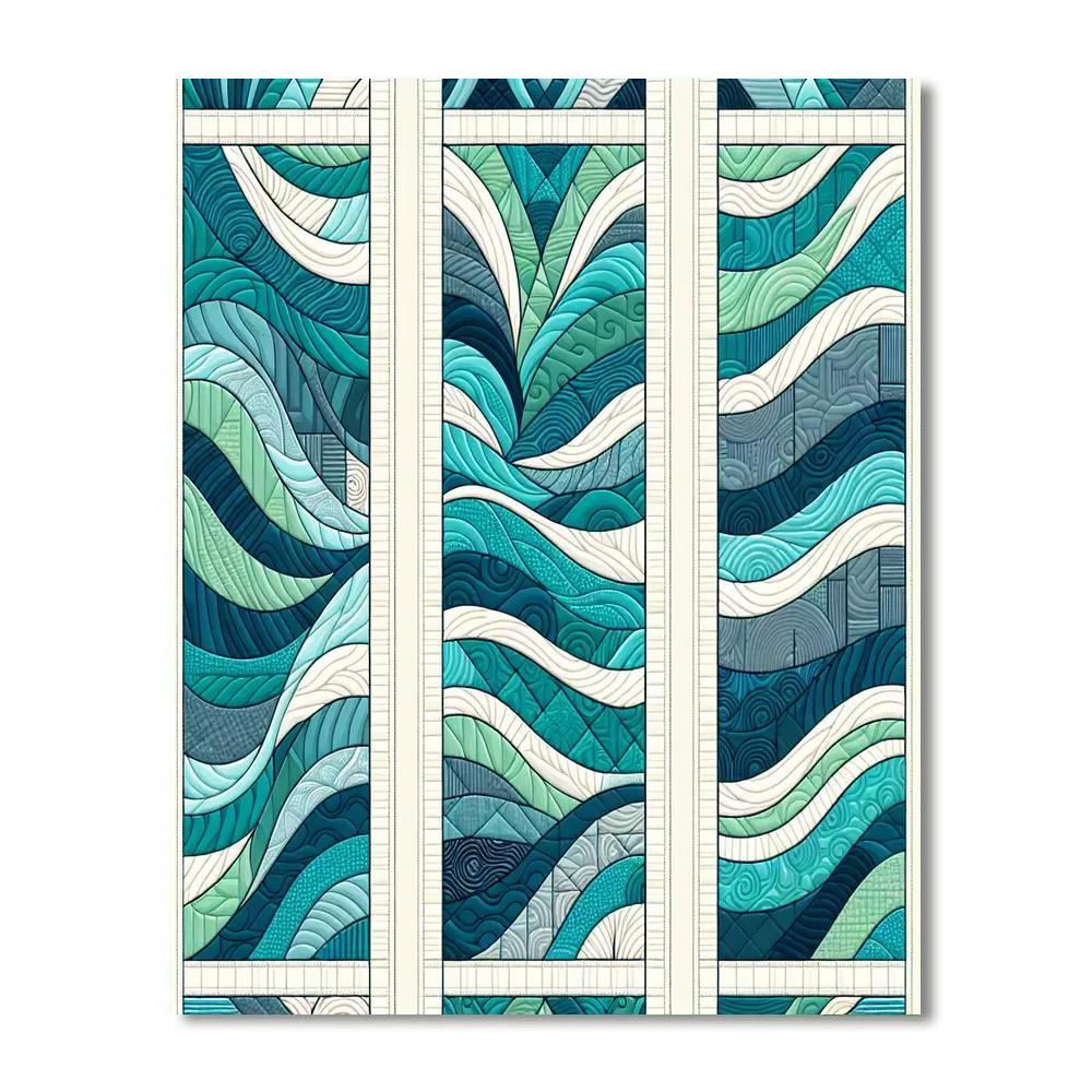 Ocean Breeze Quilt Paint By Numbers