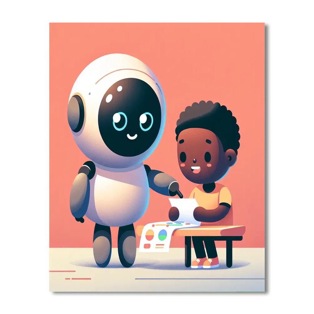 Robot Revolution Journey Painting Number Kit