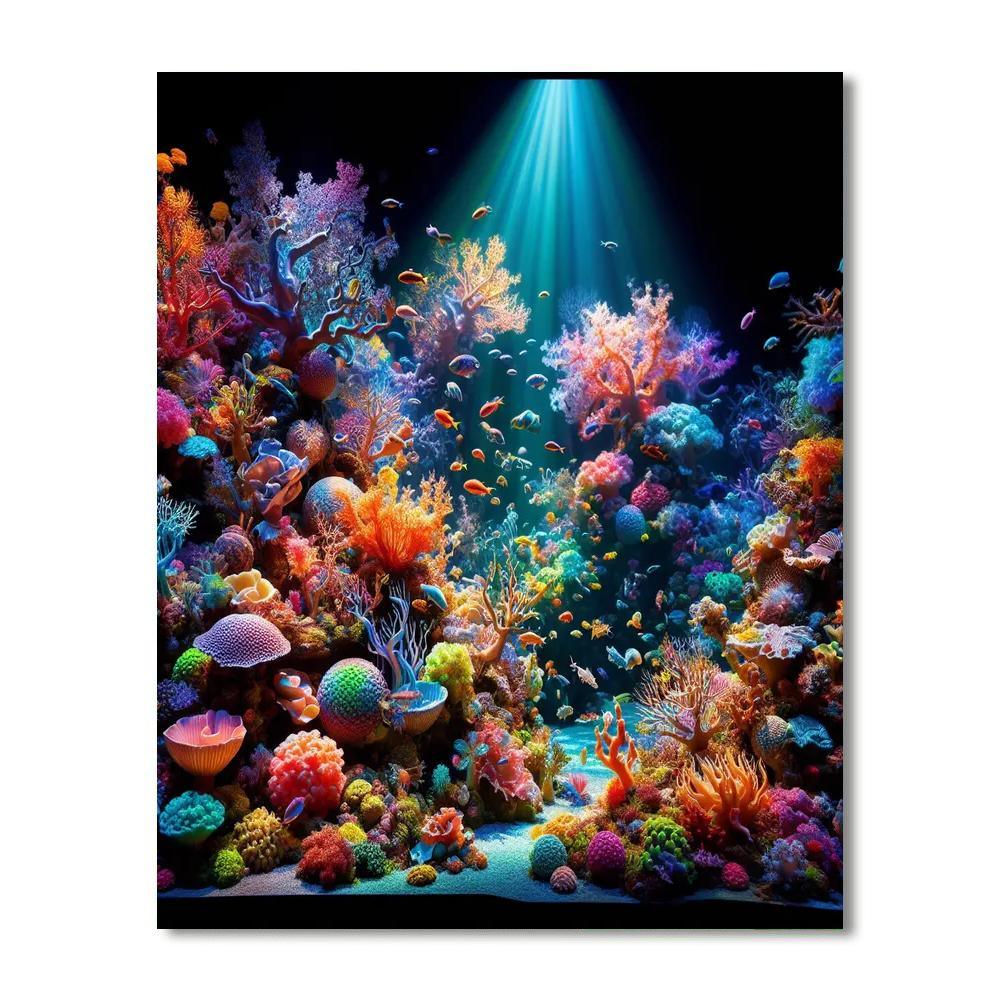 Fantasy Coral Reef Paint By Numbers