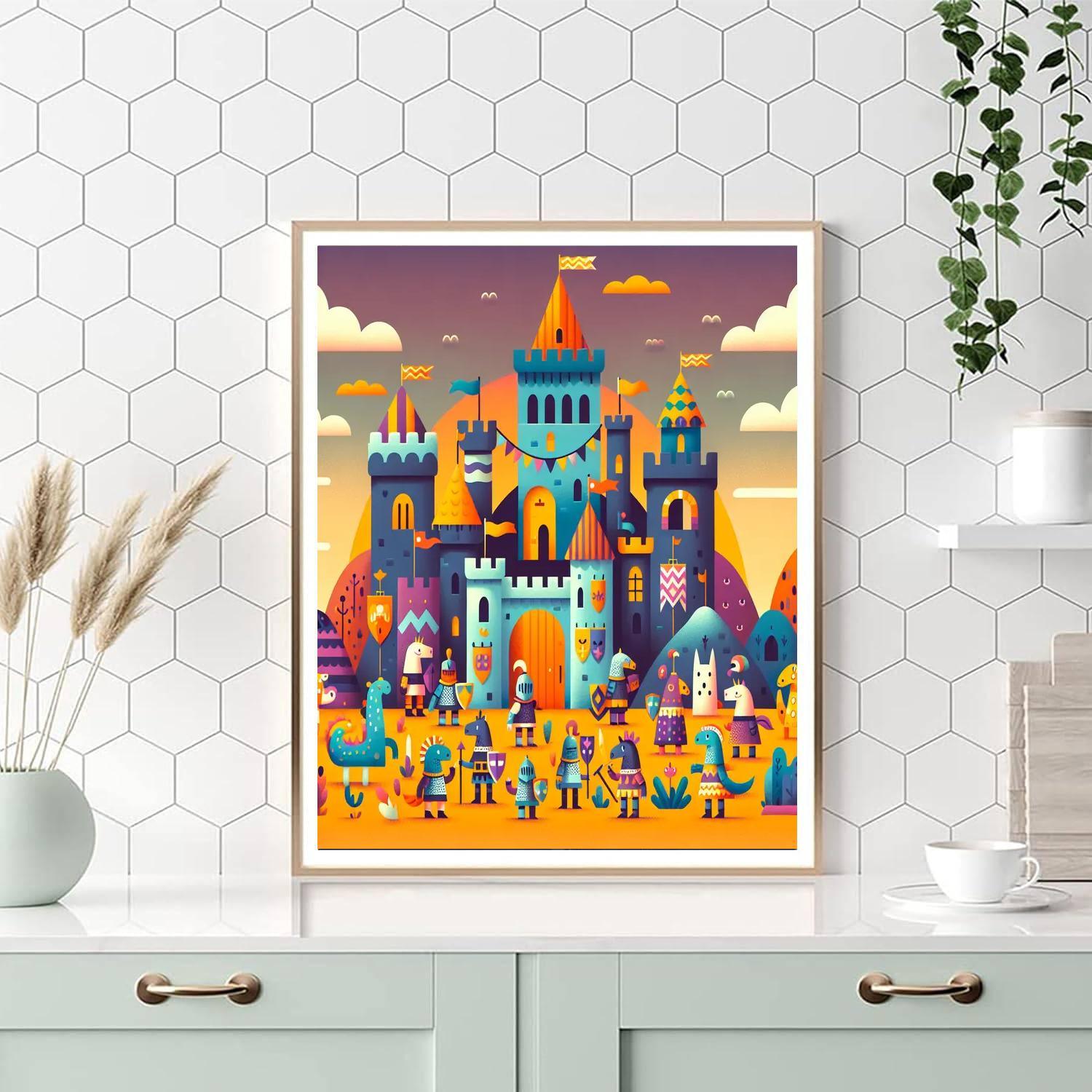 Enchanted Castle Adventures Paint By Numbers