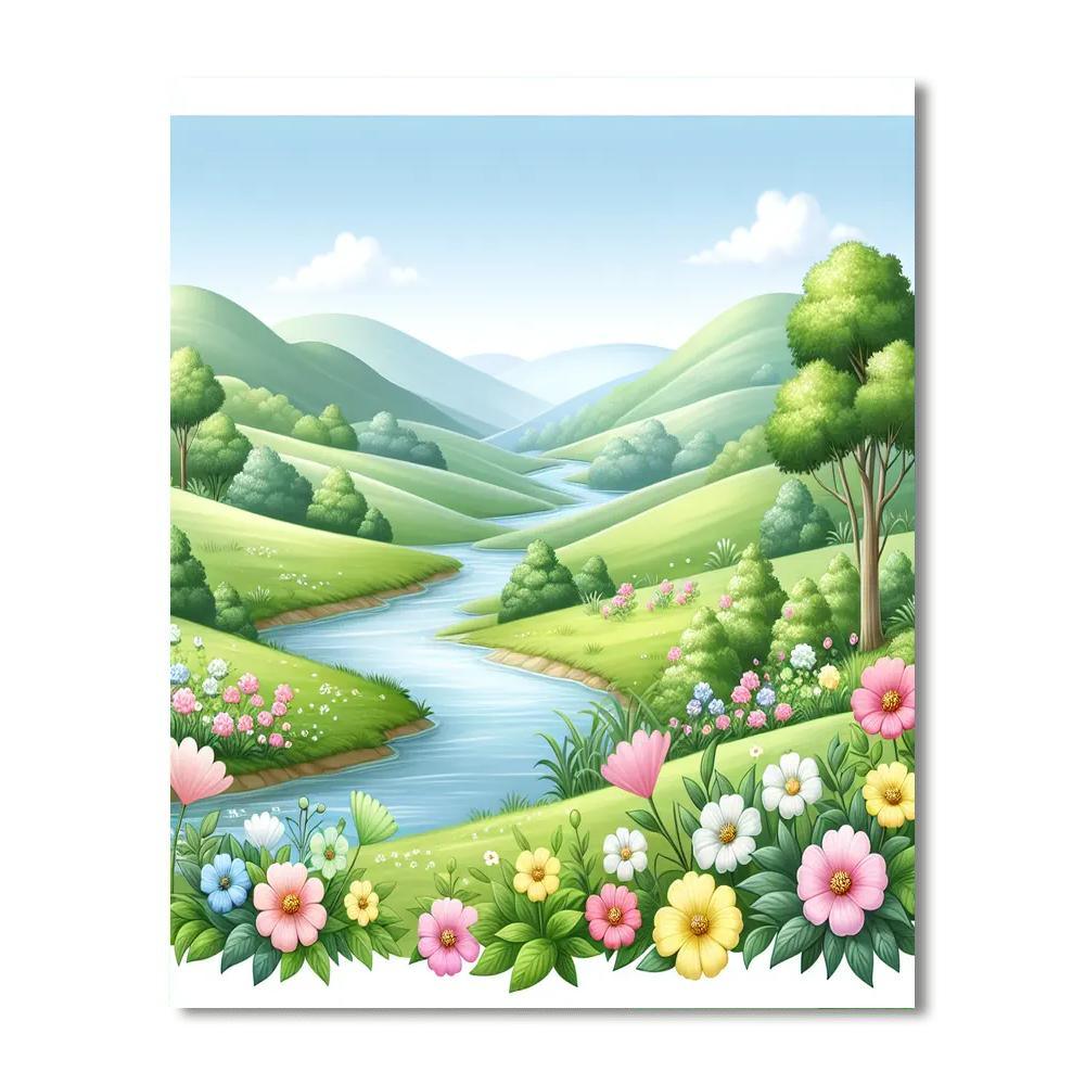 Charming Nature's Harmony Numbered Painting Kits