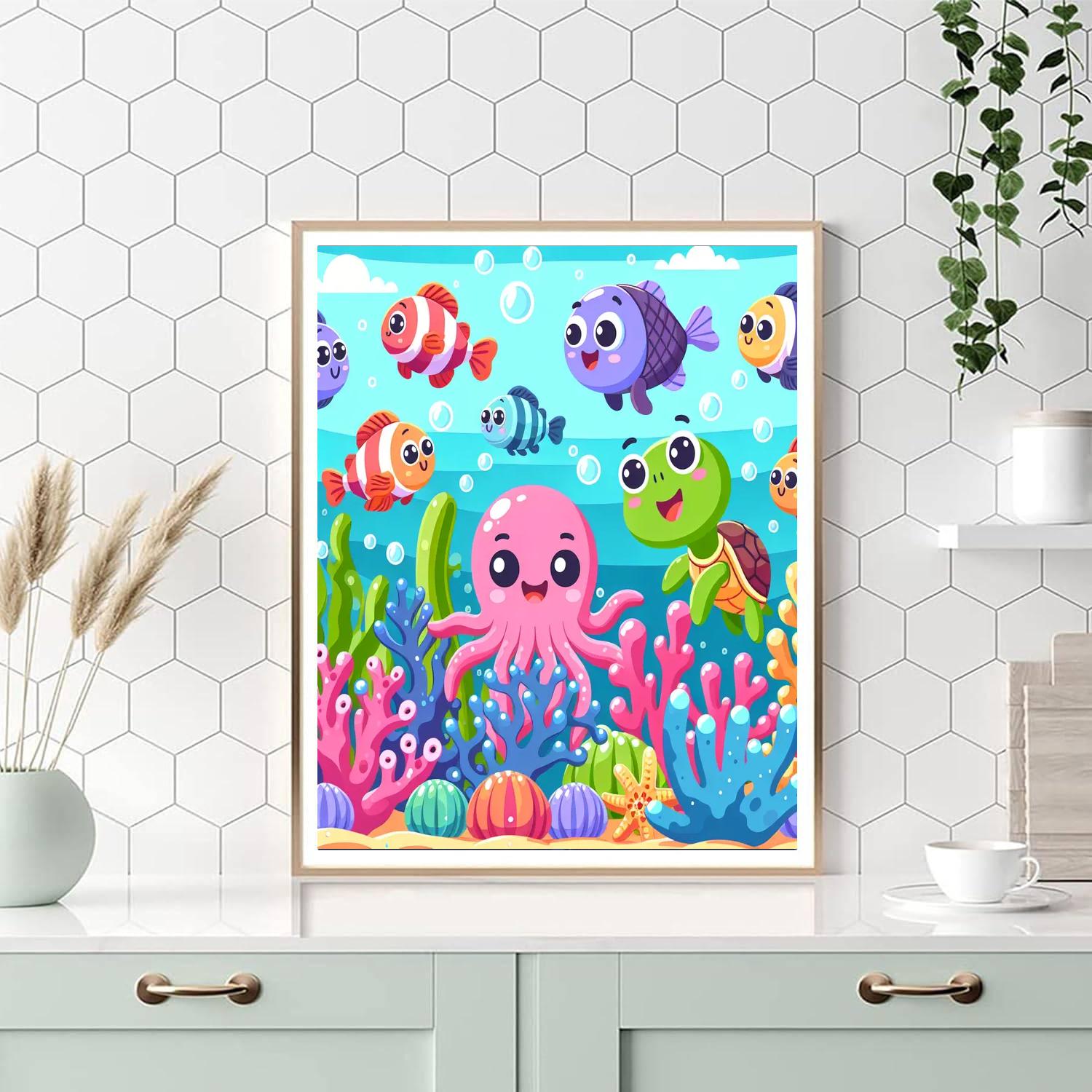 Sea Life Adventure Paint By Numbers Kits