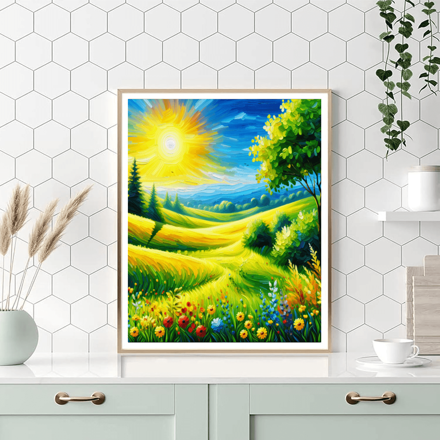 Radiant Summer's Day Painting By Numbers Kit
