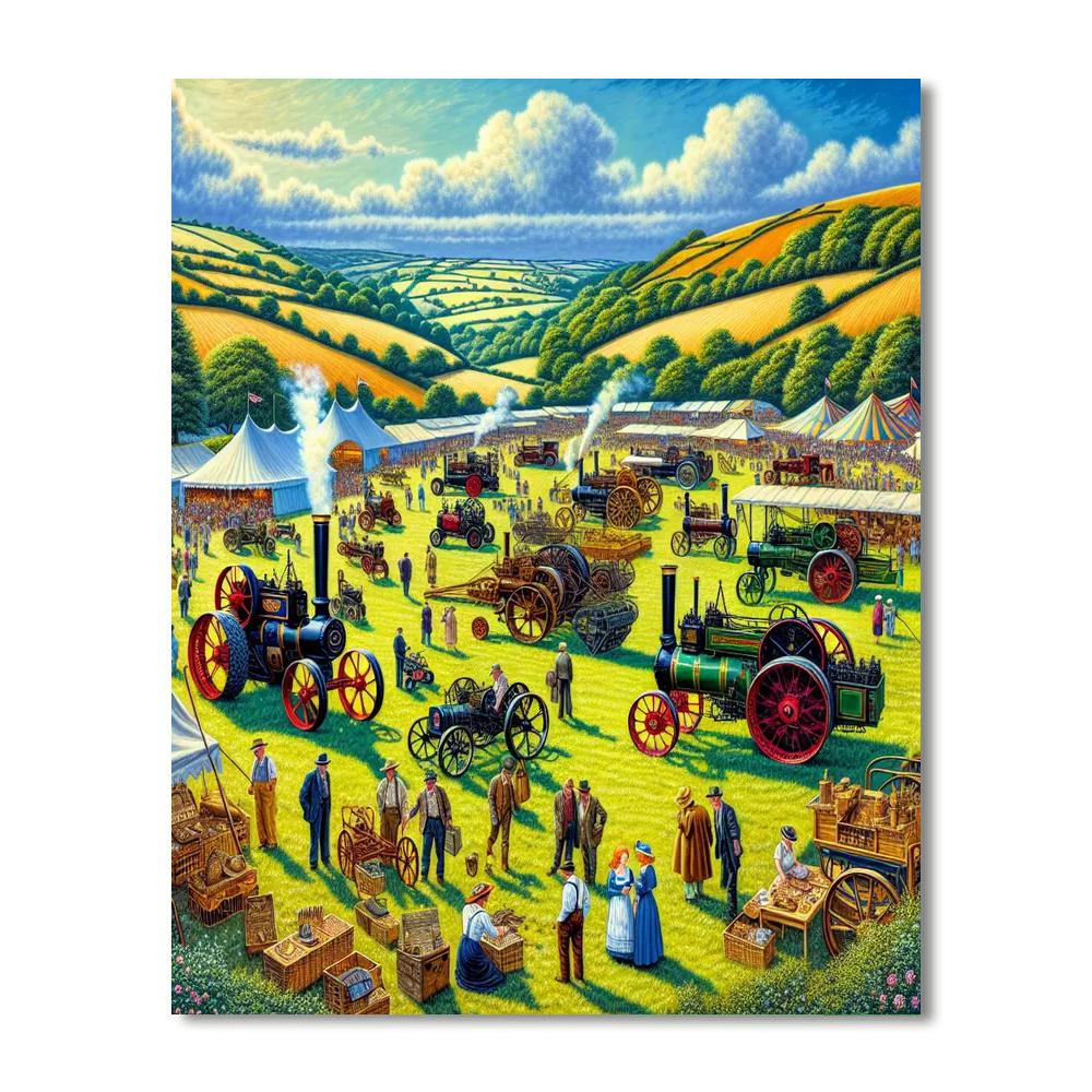 Great Dorset Steam Fair - England Numbered Painting Kits