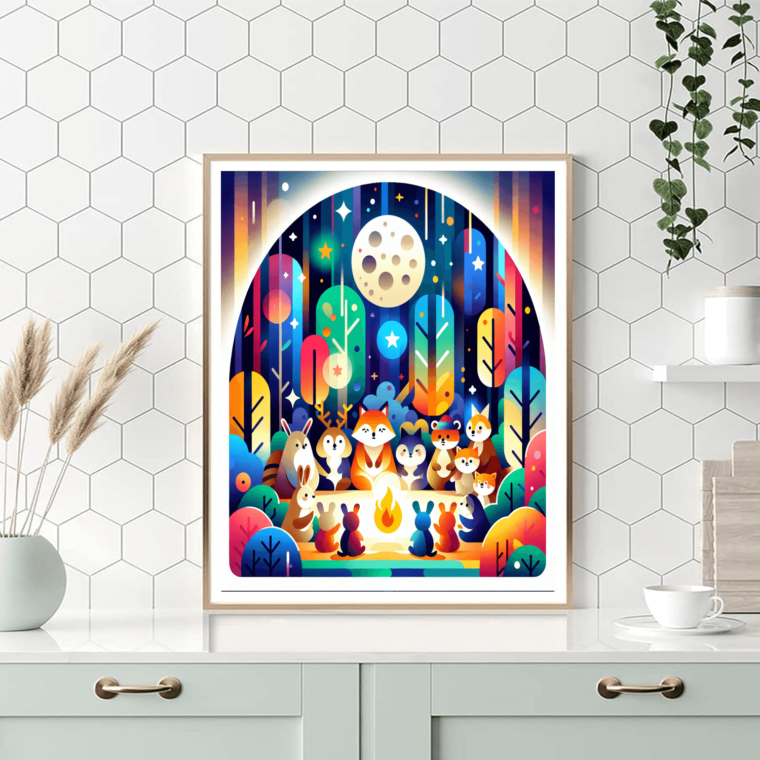 Enchanted Evening At The Forest Paint By Color