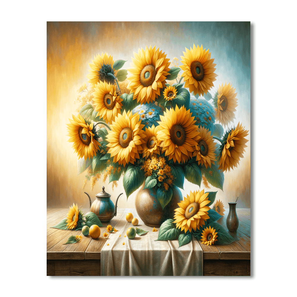 Sunflower Harmony - DIY Painting By Numbers Kit