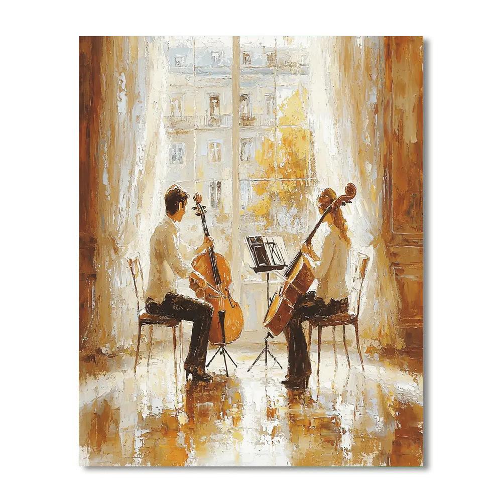 Harmonious Hearts Number Painting