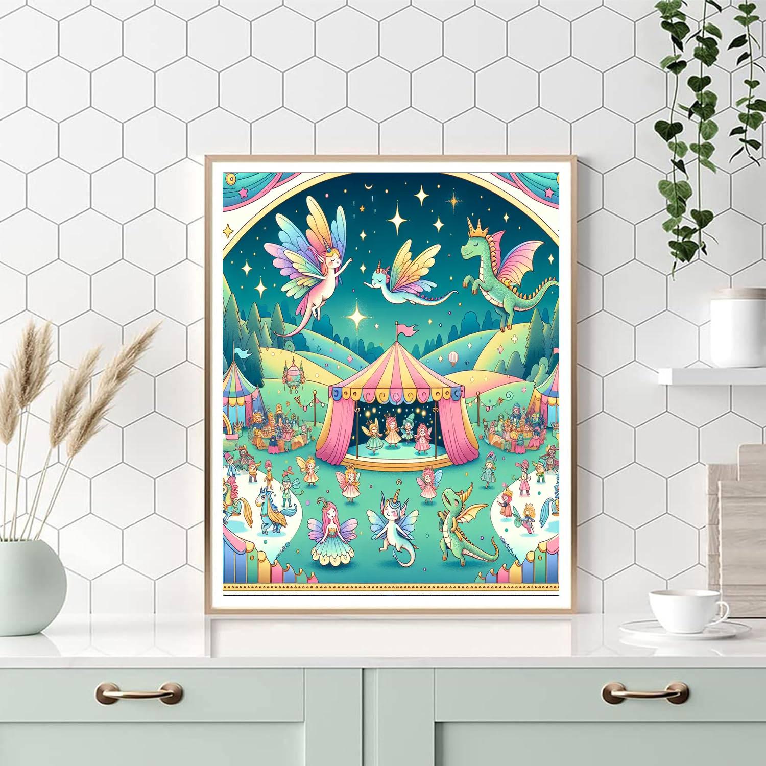 Festival Of Fantasy Numbered Painting Kits