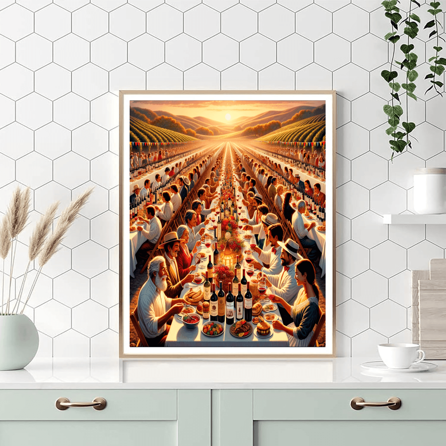 Gioia Del Colle Wine Festival - Italy Paint By Color