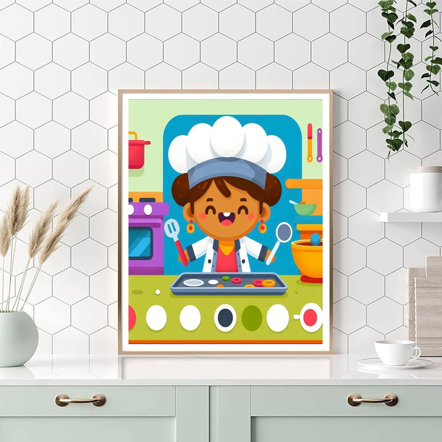 Jolly Chef Cooking Fun Paint By Color