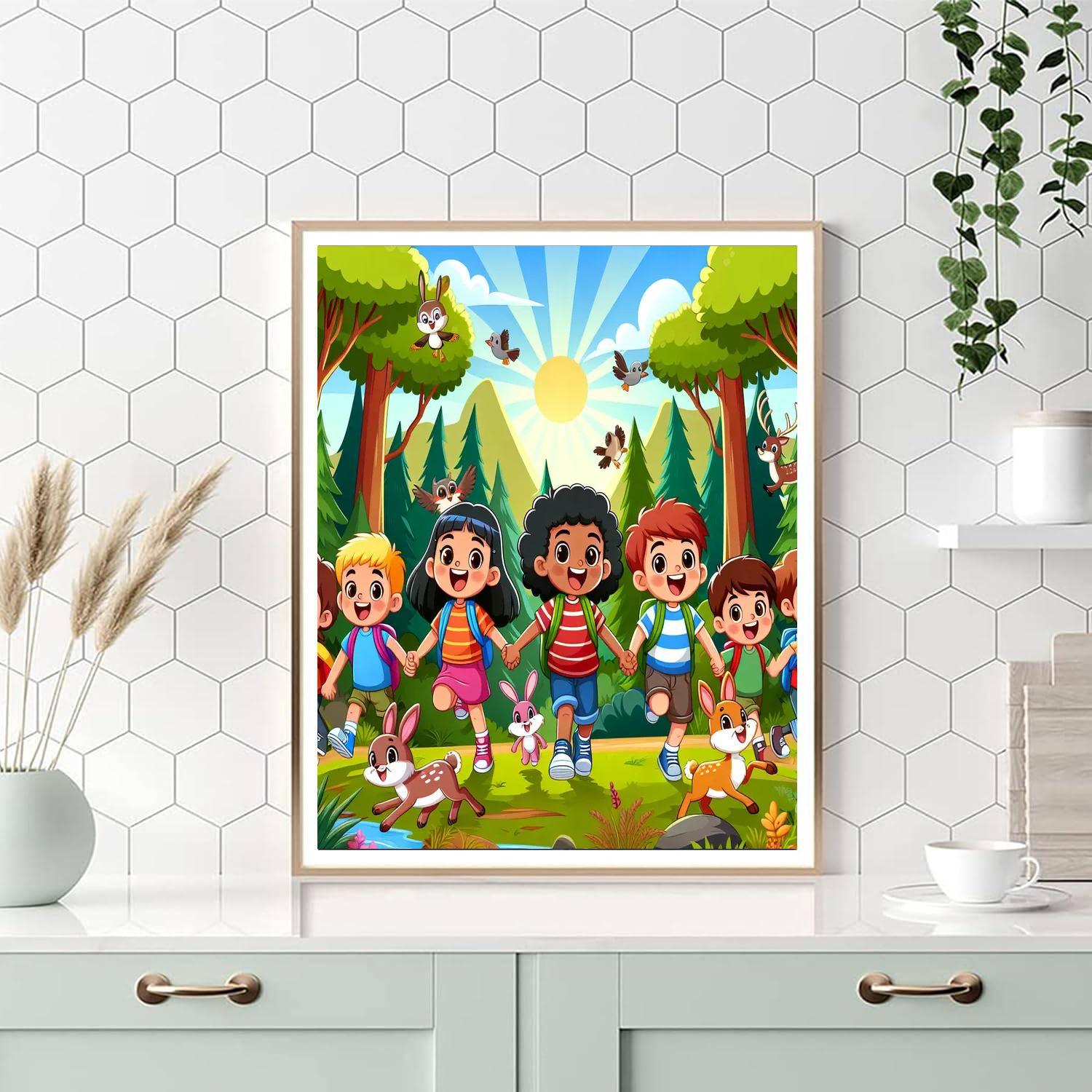 Fun In The Forest Paint By Color
